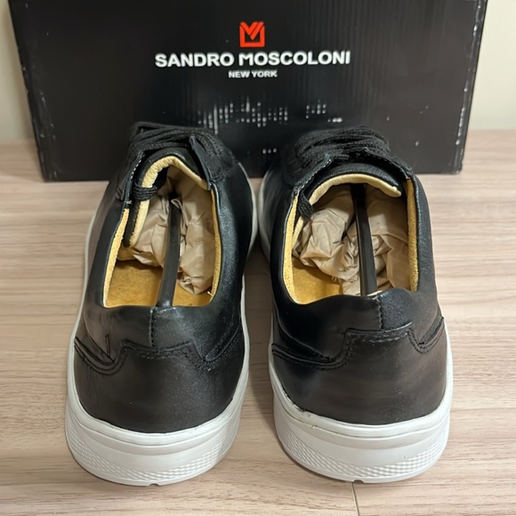 Sandro MOSCOLONI Bravo, six eyelet leather sneaker. New in box , made in Brazil. - Picture 3 of 8